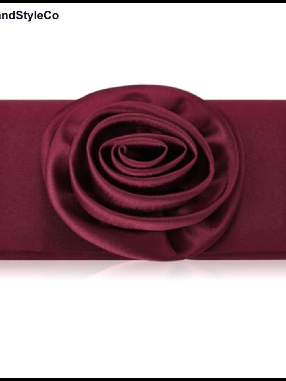 Satin Floral Evening Clutch with Detachable Chain Strap